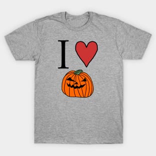 Halloween Horror Pumpkin Love T-Shirt